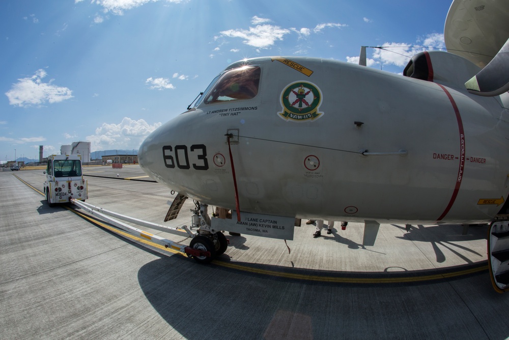 VAW-115 visits MCAS Iwakuni