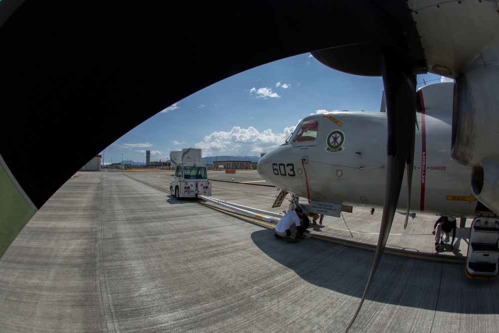 VAW-115 visits MCAS Iwakuni