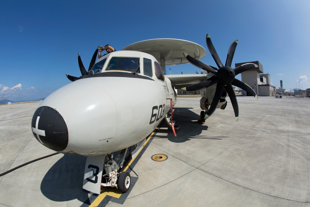 VAW-115 visits MCAS Iwakuni