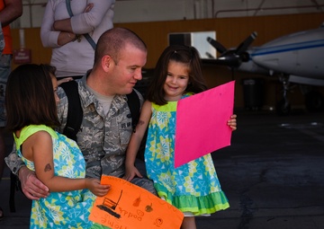 Peterson AFB welcomes home deployed Airmen