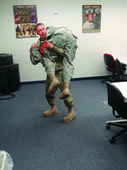 Soliers learn Army Values via video production