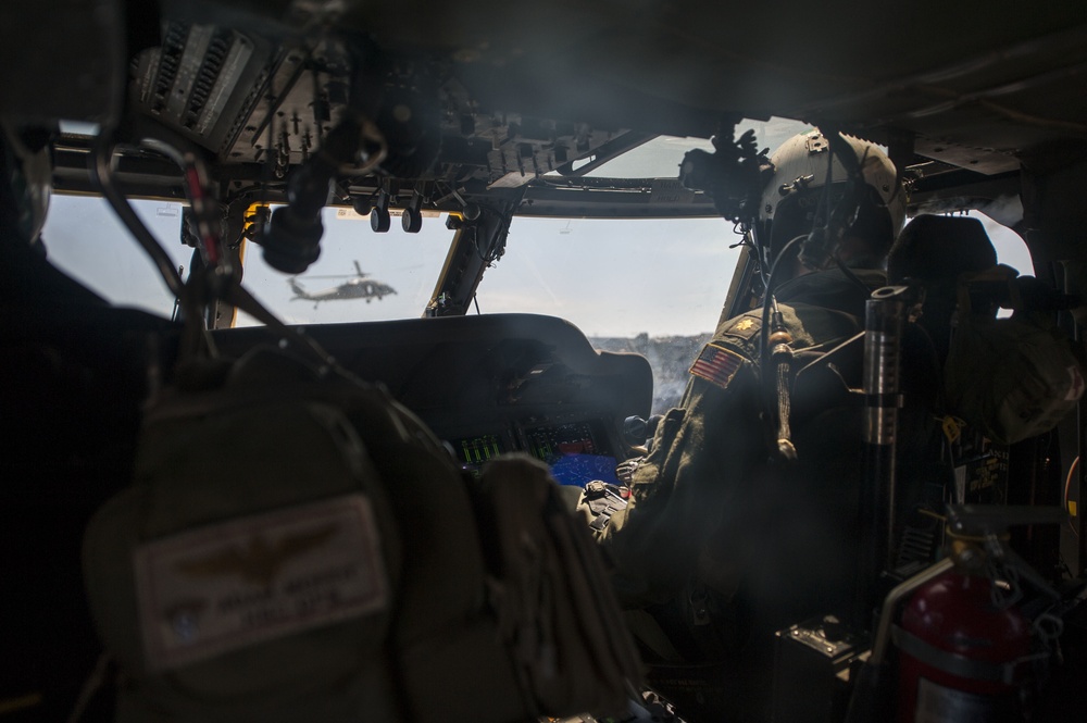 USS George H.W. Bush (CVN 77) took on four million pounds of live ammunition during the underway and vertical replenishment. GHWB is underway conducting training and completing qualifications in preparation for a 2017 deployment.