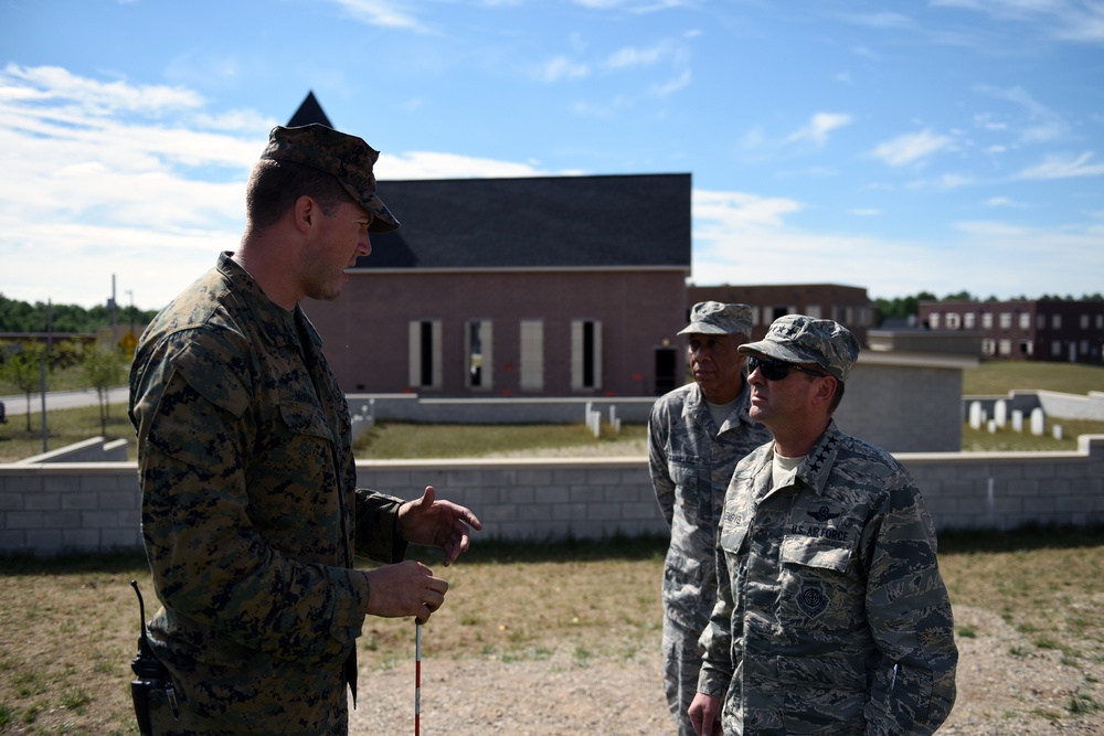 Gen. Lengyel Northern Strike 2016 visit