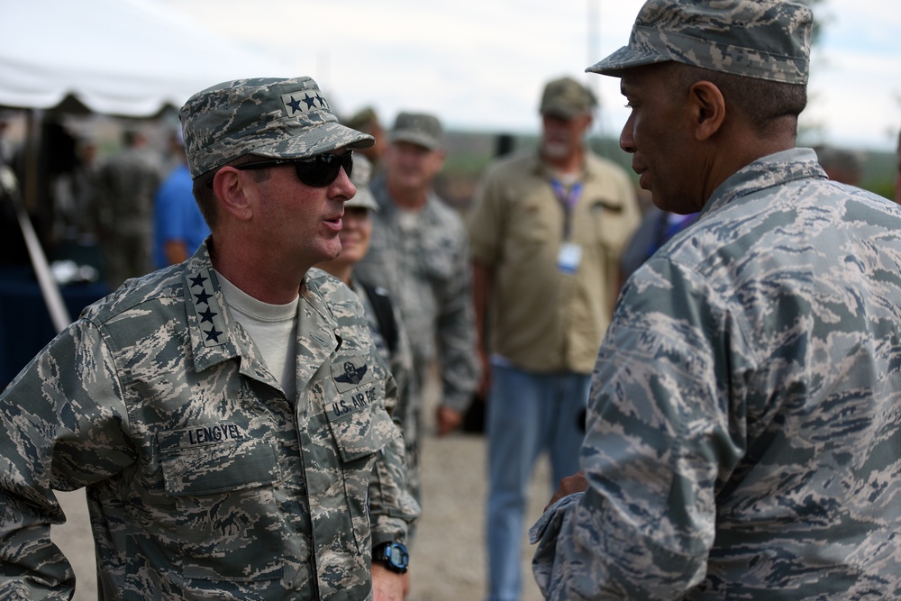 Gen. Lengyel Northern Strike 2016 visit