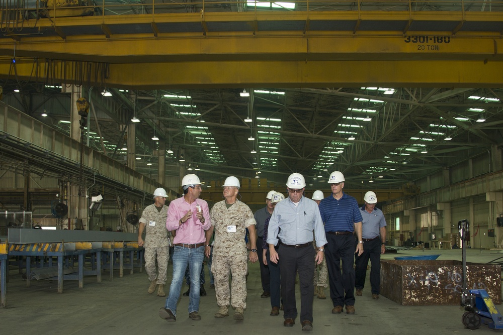 CMC Visits Ingalls Shipbuilding