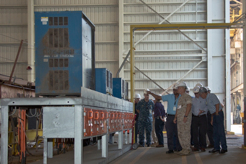 CMC Visits Ingalls Shipbuilding