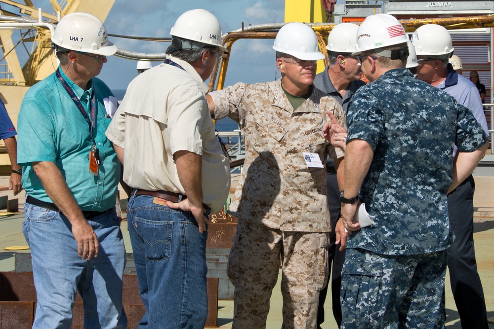 CMC Visits Ingalls Shipbuilding