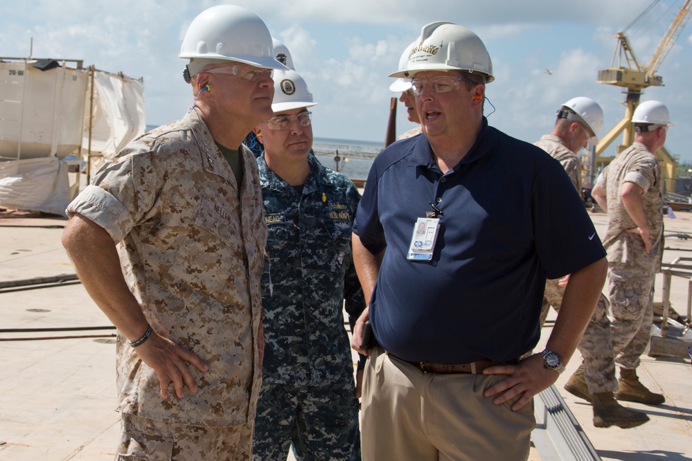 CMC Visits Ingalls Shipbuilding