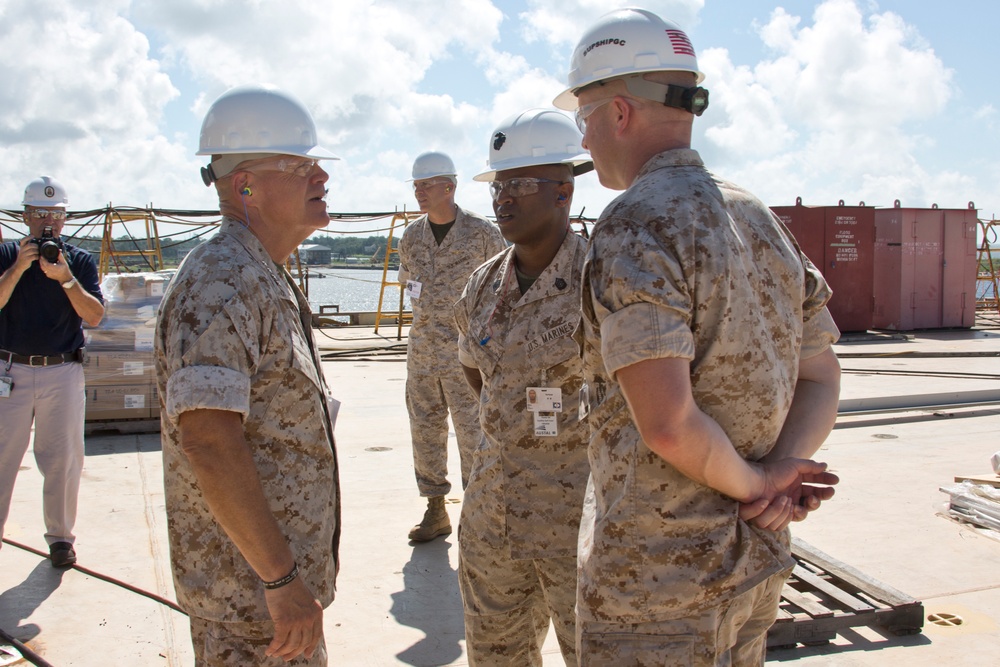 CMC Visits Ingalls Shipbuilding