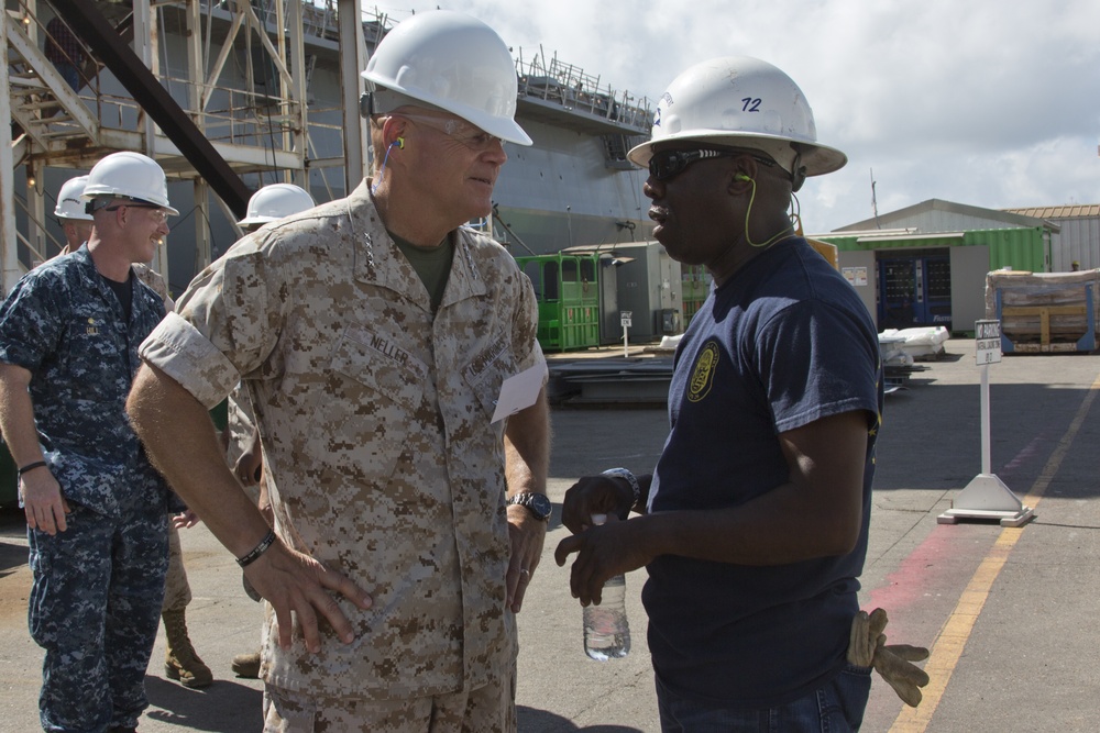 CMC Visits Ingalls Shipbuilding