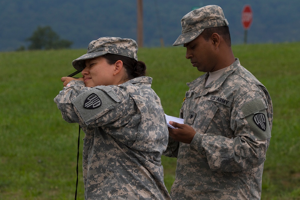 369th Sustainment Brigade training at Fort Indiantown Gap