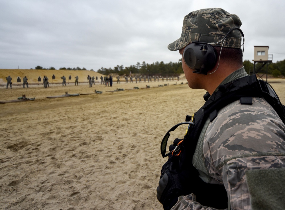 Phoenix Raven instructor watches students fire weapons