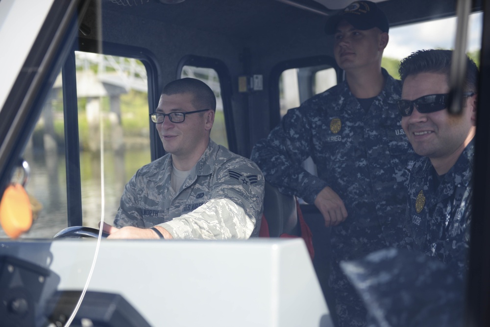 628th SFS Airman takes helm, steers into history