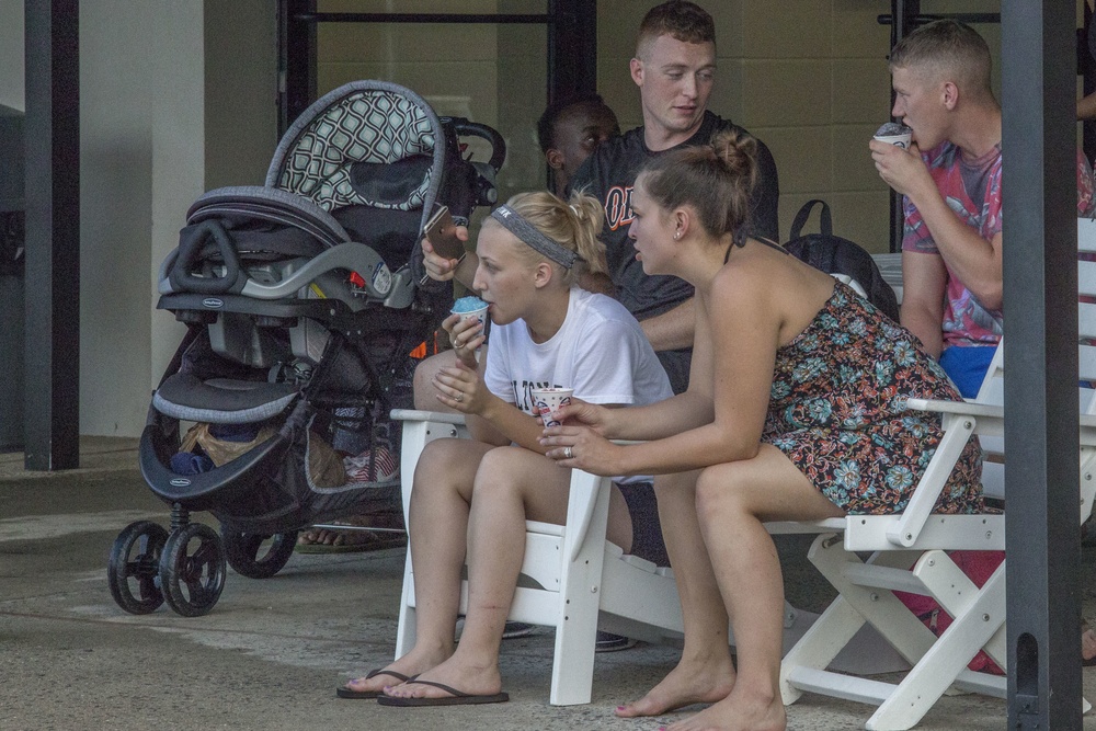 Swamp Foxes host end of summer pool party