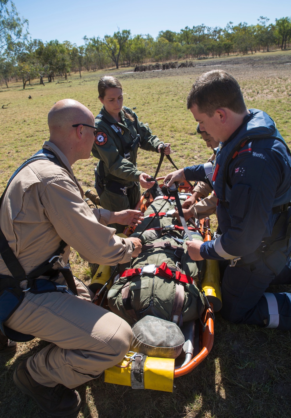 VMFA-122 medical team trains with Australian SAR crew
