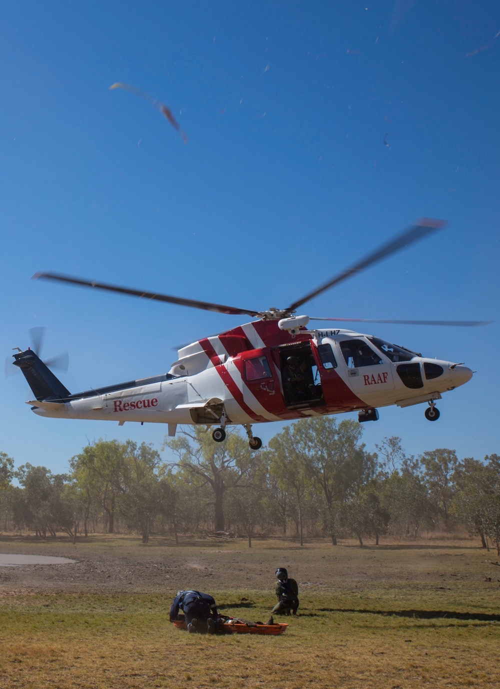 VMFA-122 medical team trains with Australian SAR crew