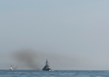 USS STOUT (DDG 55) IRAQI NAVY BILATERAL EXERCISE DEPLOYMENT 2016