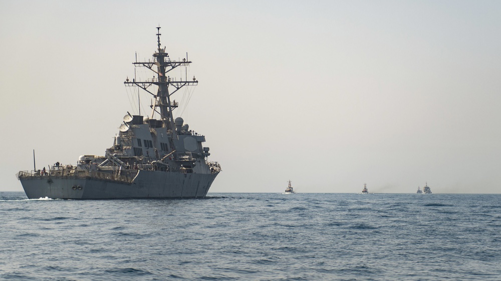 USS STOUT (DDG 55) IRAQI NAVY BILATERAL EXERCISE DEPLOYMENT 2016