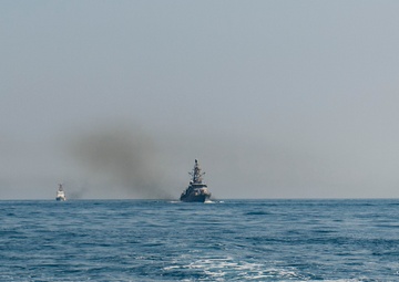 USS STOUT (DDG 55) IRAQI NAVY BILATERAL EXERCISE DEPLOYMENT 2016