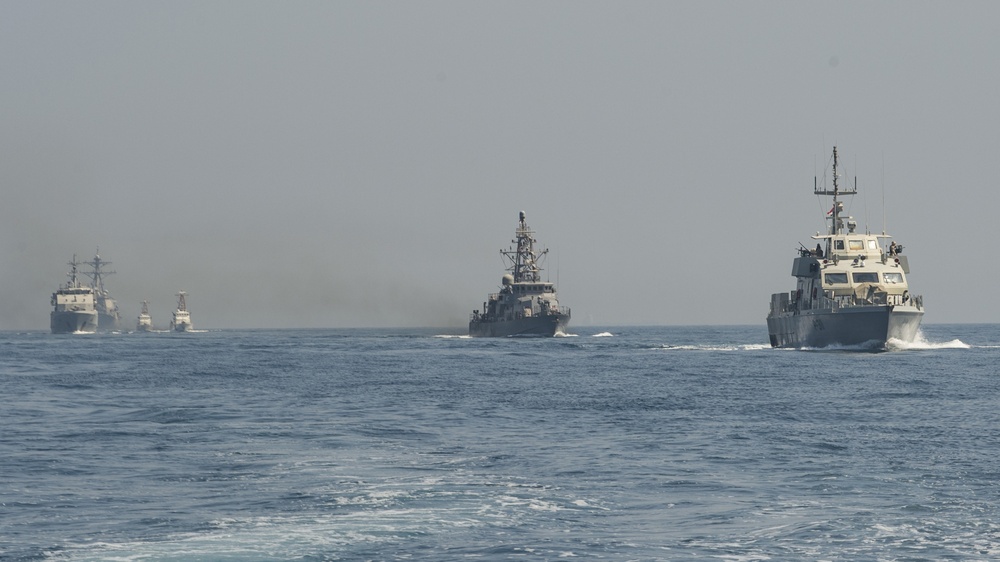 USS STOUT (DDG 55) IRAQI NAVY BILATERAL EXERCISE DEPLOYMENT 2016