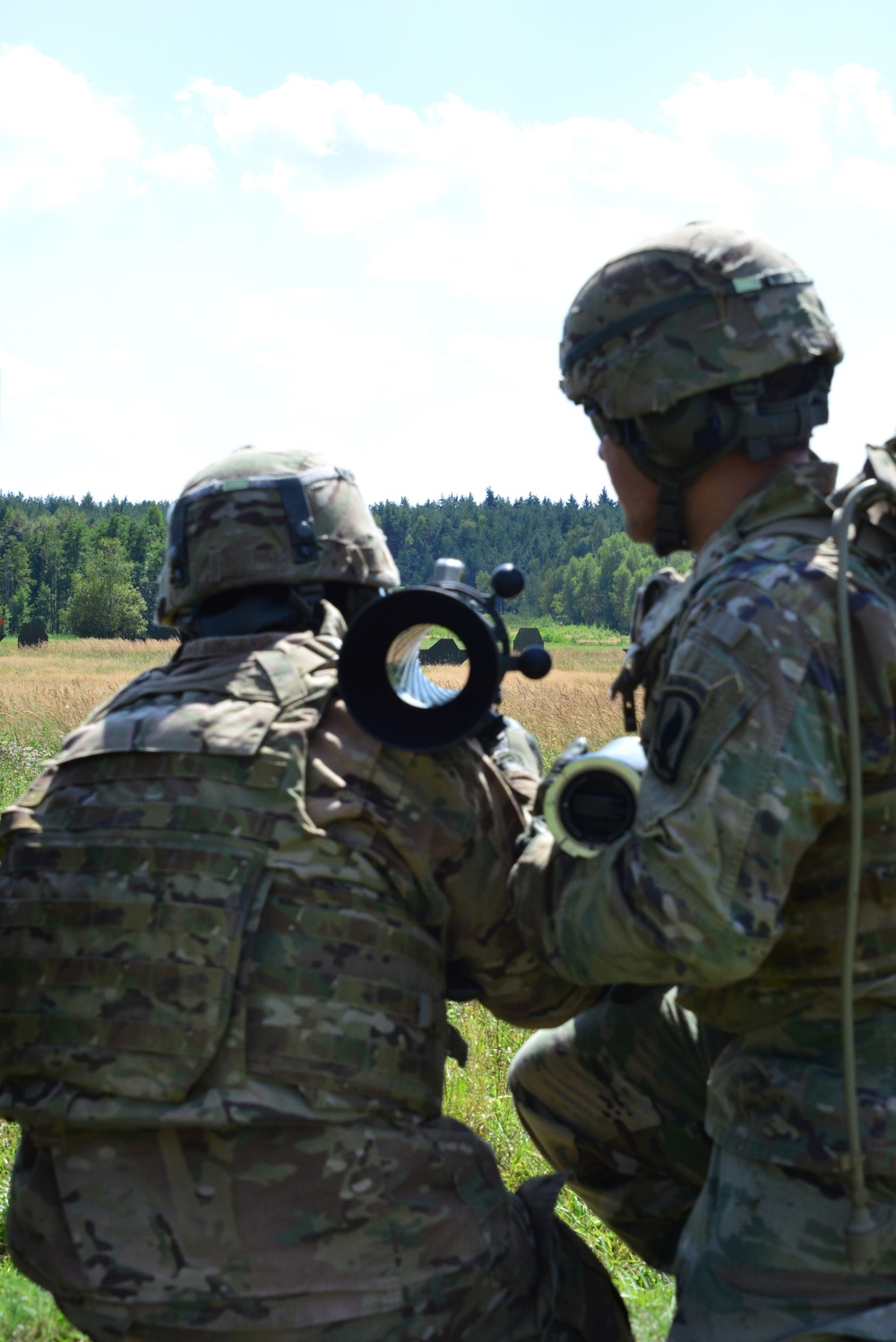 1-91 Cavalry Regiment fires M3 Carl Gustav rocket launcher