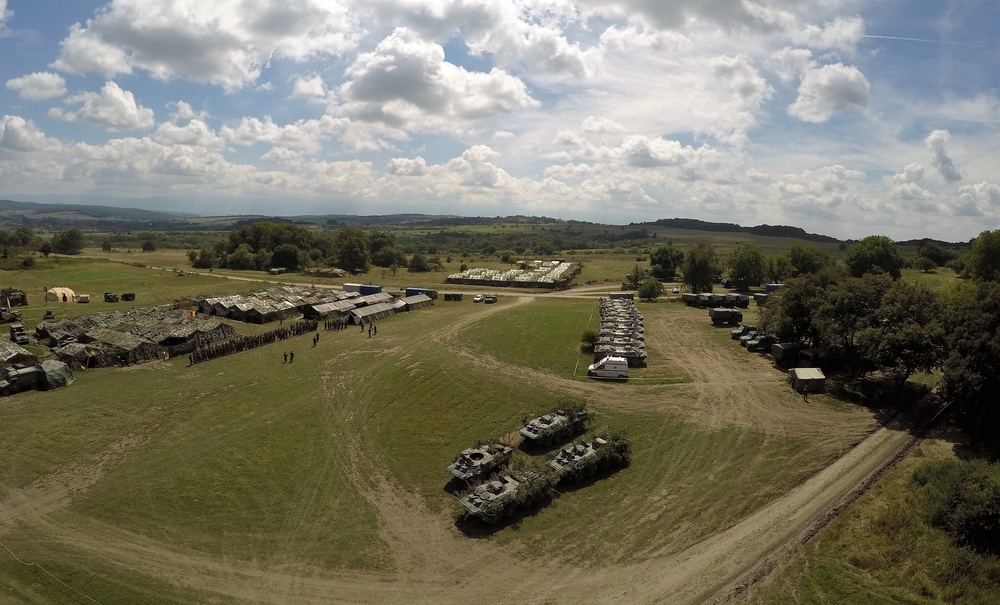 Aerial Photographs of Alabama Army National Guard in Romania