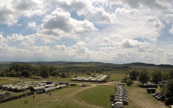 Aerial Photographs of Alabama Army National Guard in Romania