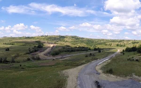 Aerial Photographs of Alabama Army National Guard in Romania