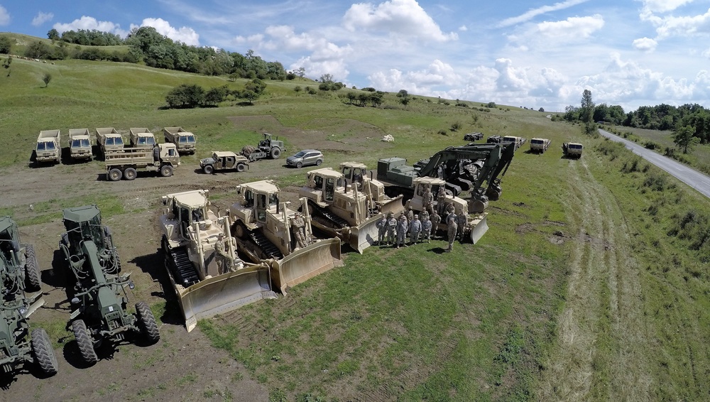 Aerial Photographs of Alabama Army National Guard in Romania