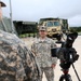 Army Reserve Soldier interviews Quartermaster Company Commander