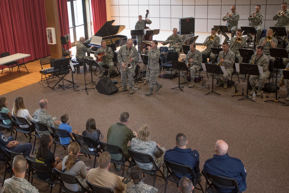 11th WG leadership visits U.S. Air Force Band and Honor Guard