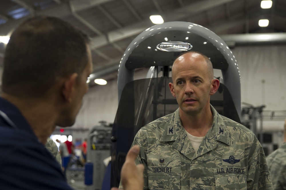 11th Wing leadership meet 11th MSG Airmen