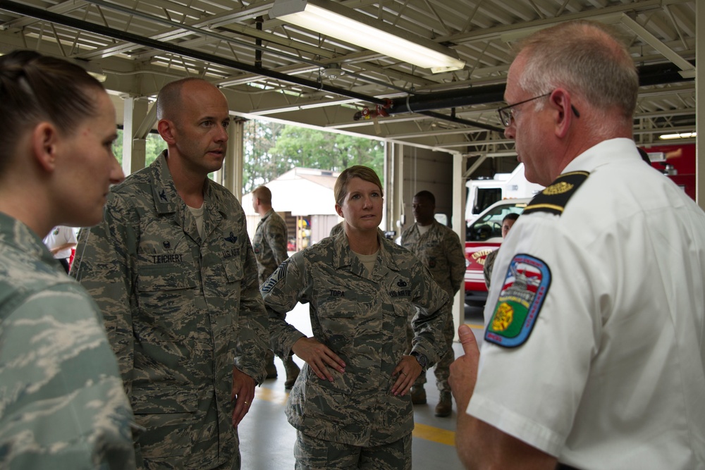 11th Wing leadership meet 11th MSG Airmen