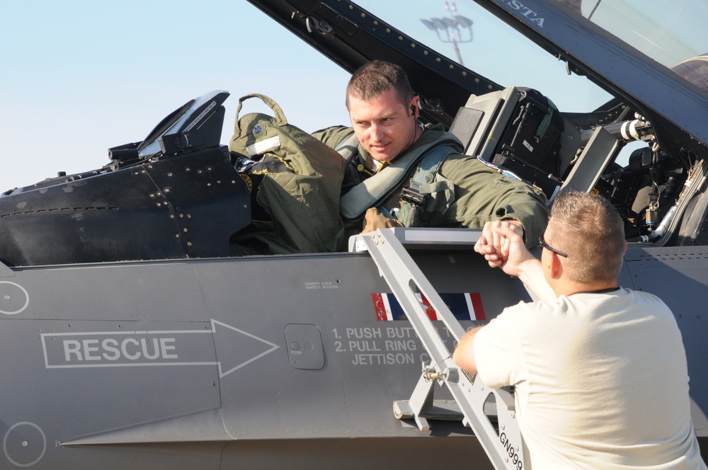 148th Fighter Wing Deployment Return 2016