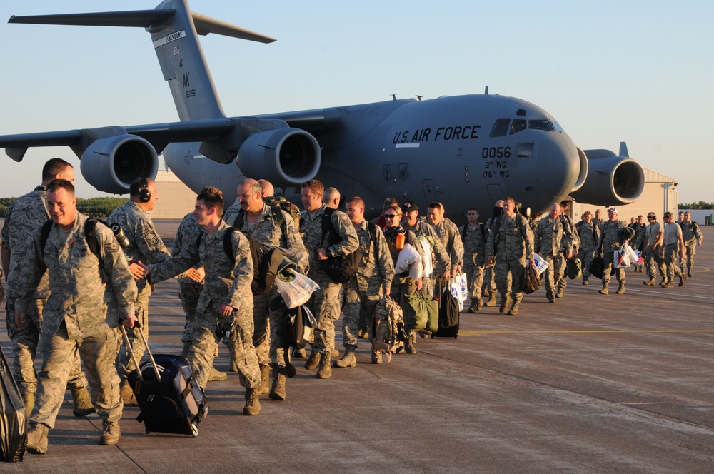 148th Fighter Wing Deployment Return 2016