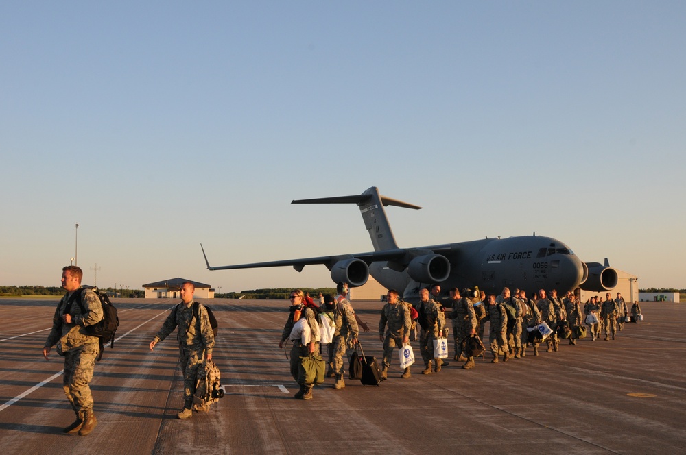 148th Fighter Wing Deployment Return 2016