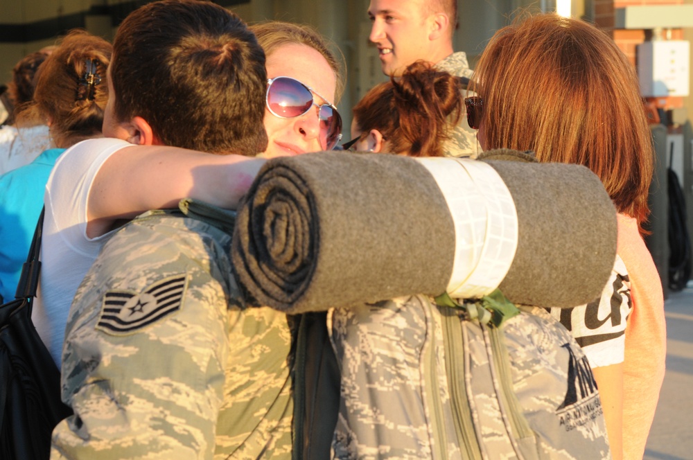 148th Fighter Wing Deployment Return 2016