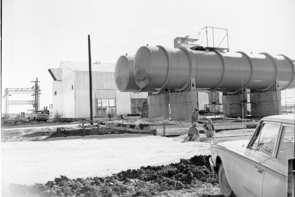 Construction of Atlas F Missile sites surrounding Dyess Air Force Base in the early 1960's