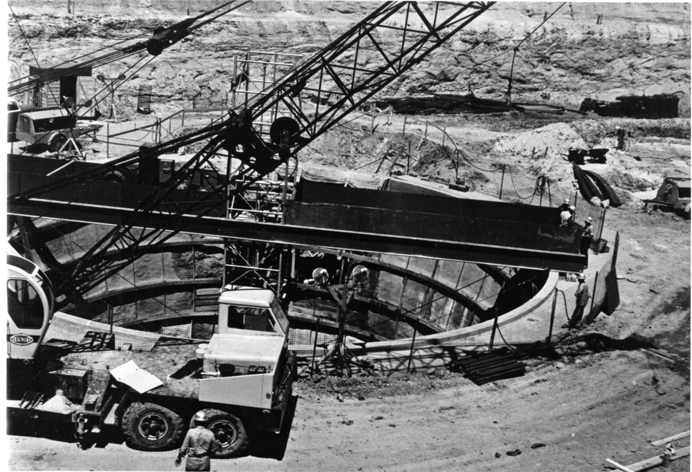 Construction of Atlas F Missile sites surrounding Dyess Air Force Base in the early 1960's