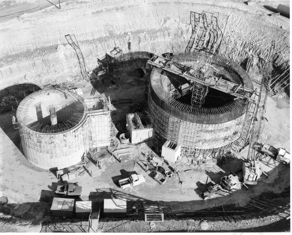 Construction of Atlas F Missile sites surrounding Dyess Air Force Base in the early 1960's