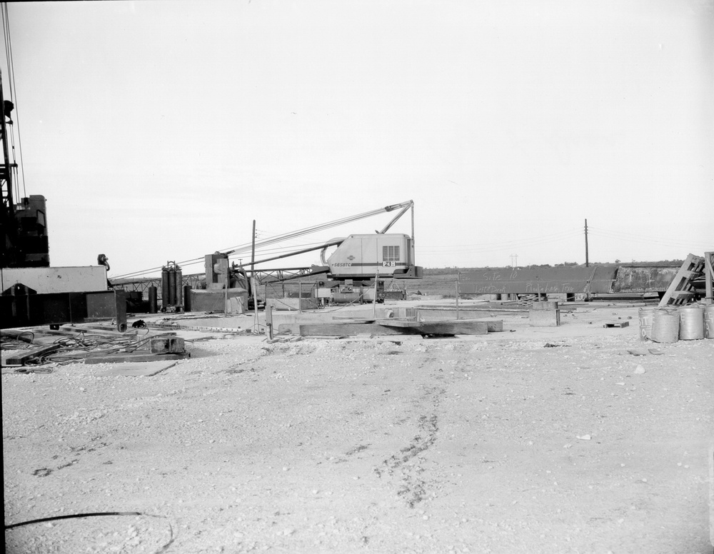Construction of Atlas F Missile sites surrounding Dyess Air Force Base in the early 1960's