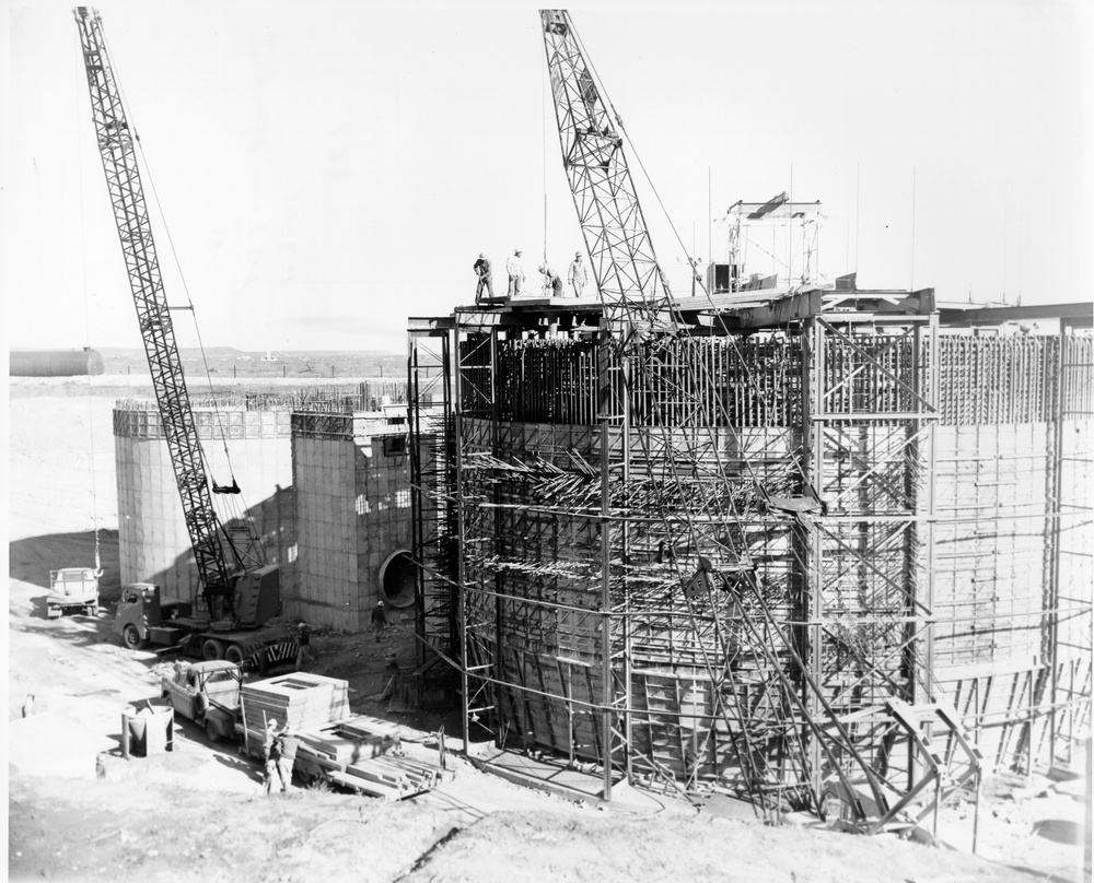 Construction of Atlas F Missile sites surrounding Dyess Air Force Base in the early 1960's