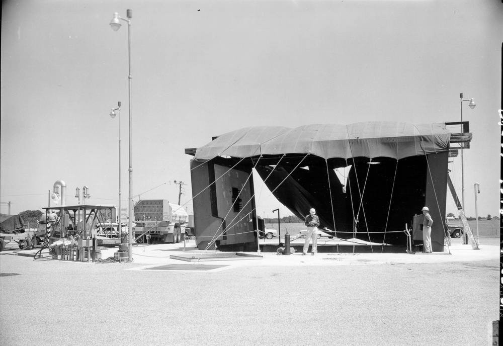 Construction of Atlas F Missile sites surrounding Dyess Air Force Base in the early 1960's