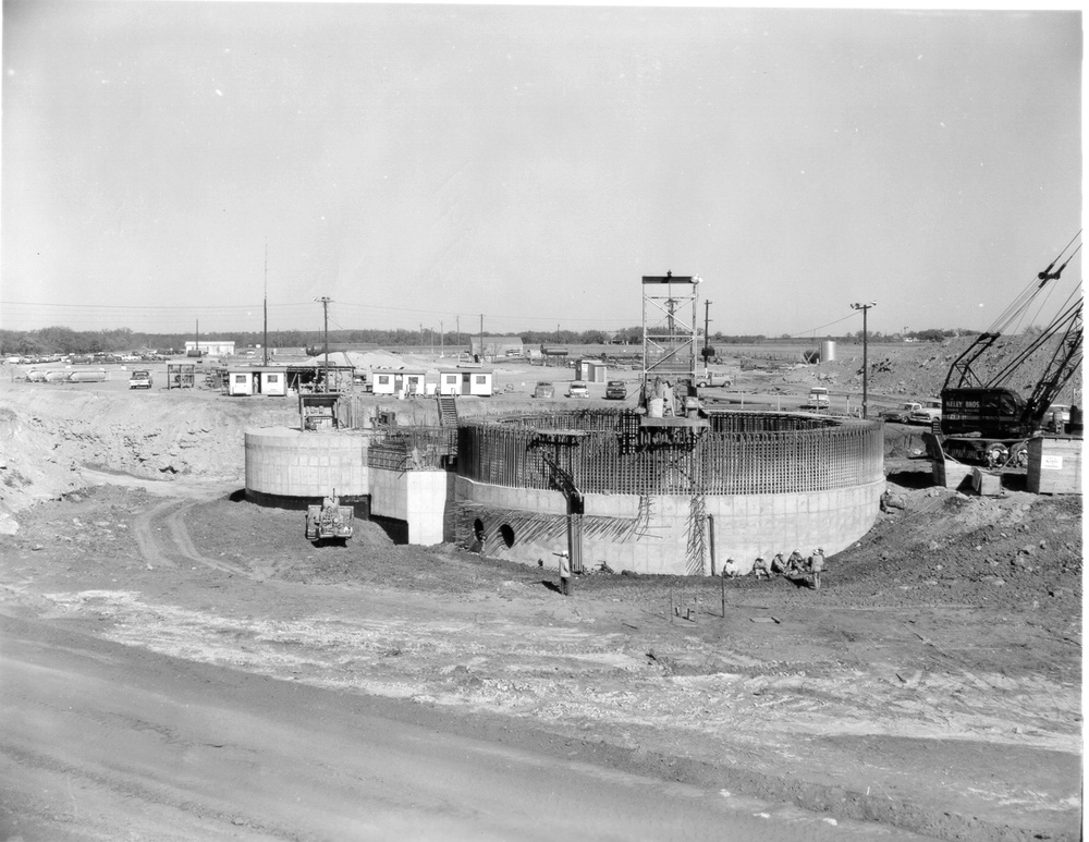 Construction of Atlas F Missile sites surrounding Dyess Air Force Base in the early 1960's