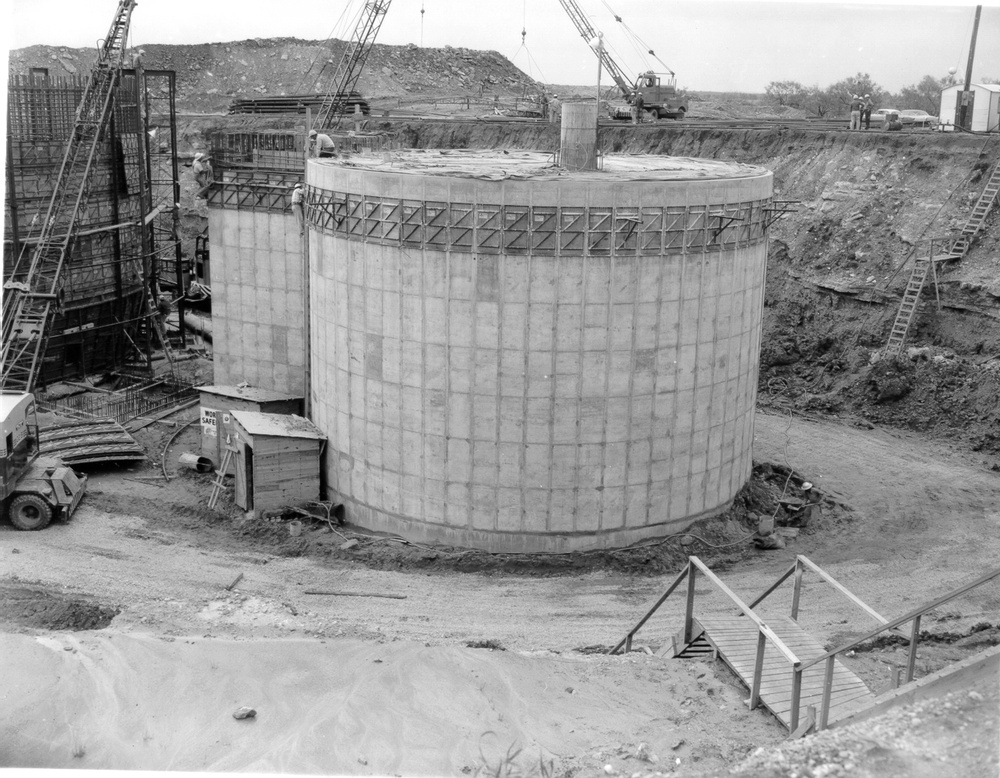 Construction of Atlas F Missile sites surrounding Dyess Air Force Base in the early 1960's