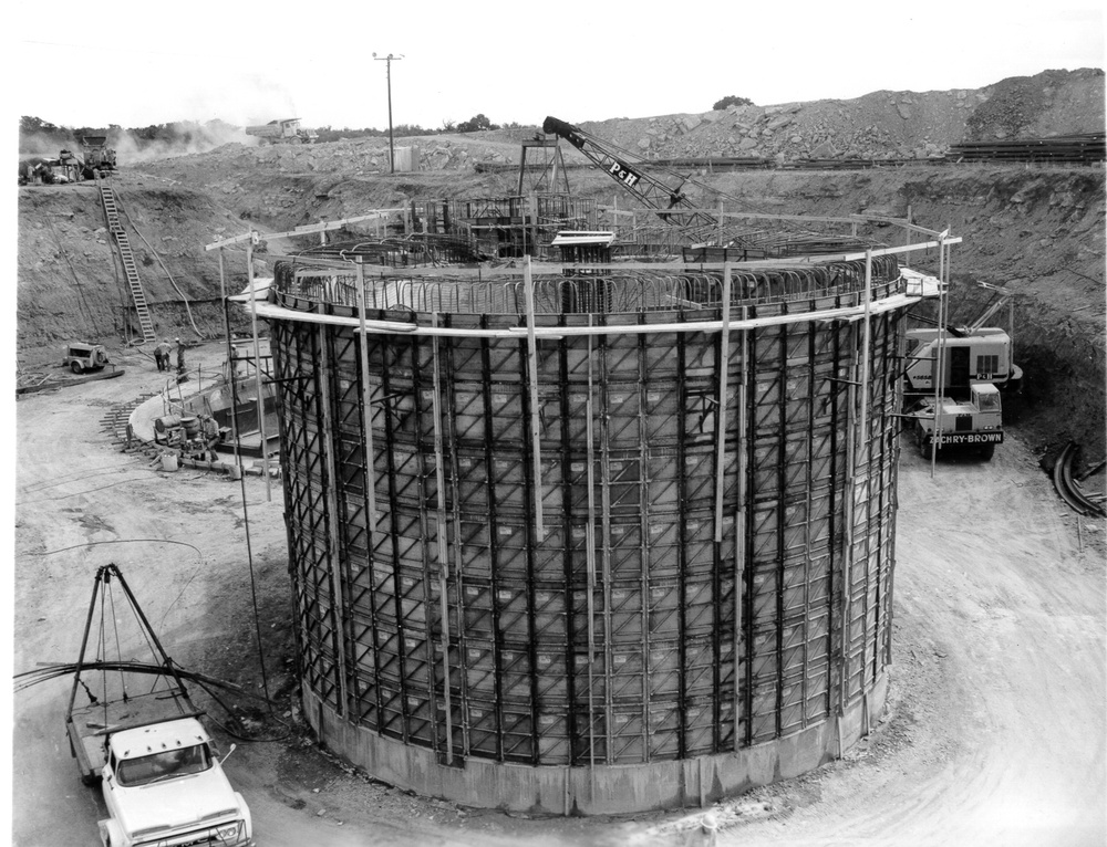 Construction of Atlas F Missile sites surrounding Dyess Air Force Base in the early 1960's