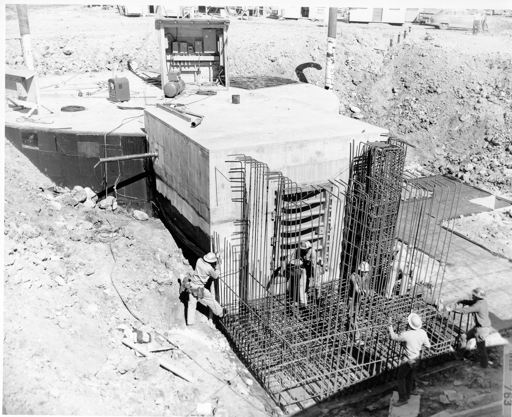 Construction of Atlas F Missile sites surrounding Dyess Air Force Base in the early 1960's