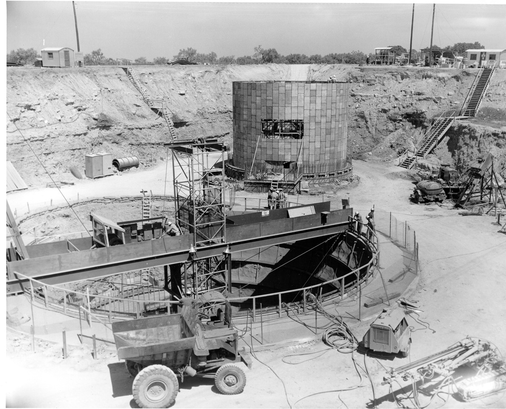 Construction of Atlas F Missile sites surrounding Dyess Air Force Base in the early 1960's