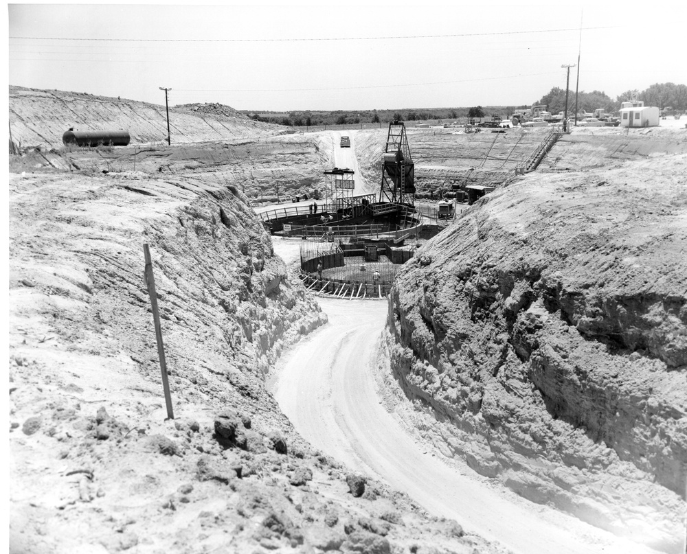 Construction of Atlas F Missile sites surrounding Dyess Air Force Base in the early 1960's