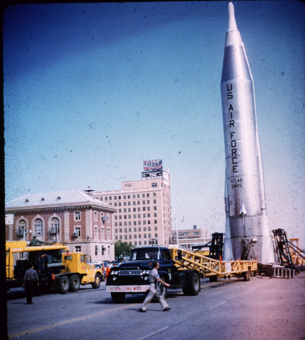 Construction of Atlas F Missile sites surrounding Dyess Air Force Base in the early 1960's